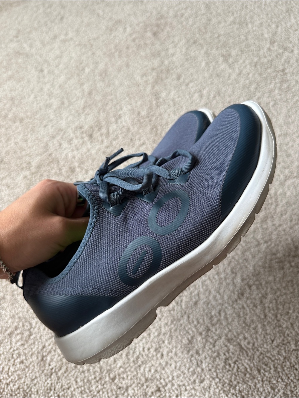 OOFOS OOmg Sport LS Low Shoes Women's Blue White